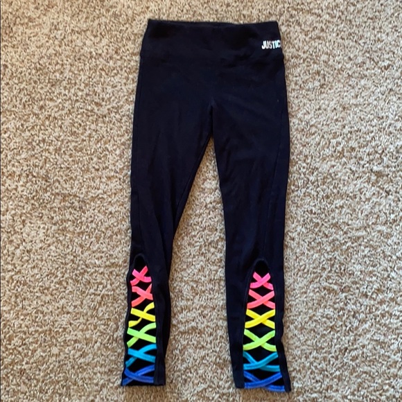 Justice 67 Rainbow Leggings | Poshmark